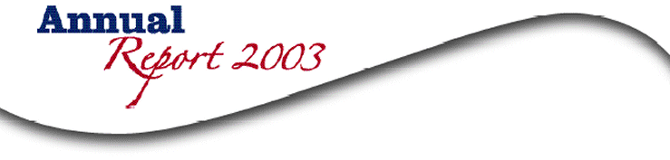 (ANNUAL REPORT 2003)