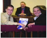 (PHOTO OF MICHAEL CRONIN, MICHAEL MCLNTYRE & LAURA BOLGER)