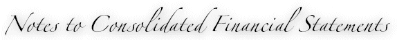 (NOTES TO CONSOLIDATED FINANCIAL STATEMENTS)